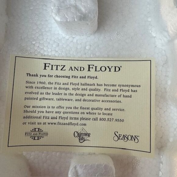 Vintage Fitz & Floyd Santa Claus Ceramic Platter Handcrafted Holiday Decor 16" - Picture 4 of 7